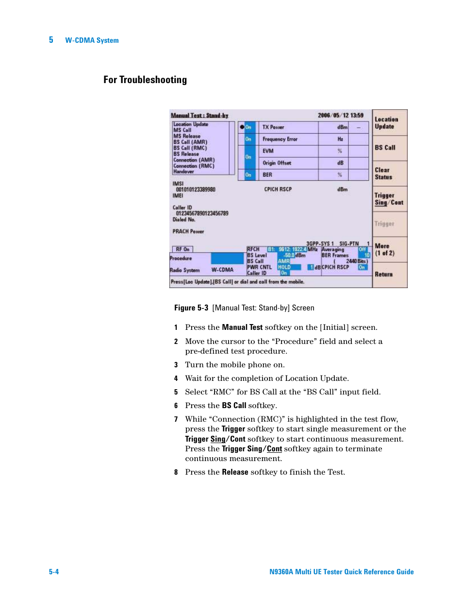 For troubleshooting | Agilent Technologies N9360A User Manual | Page 32 / 44
