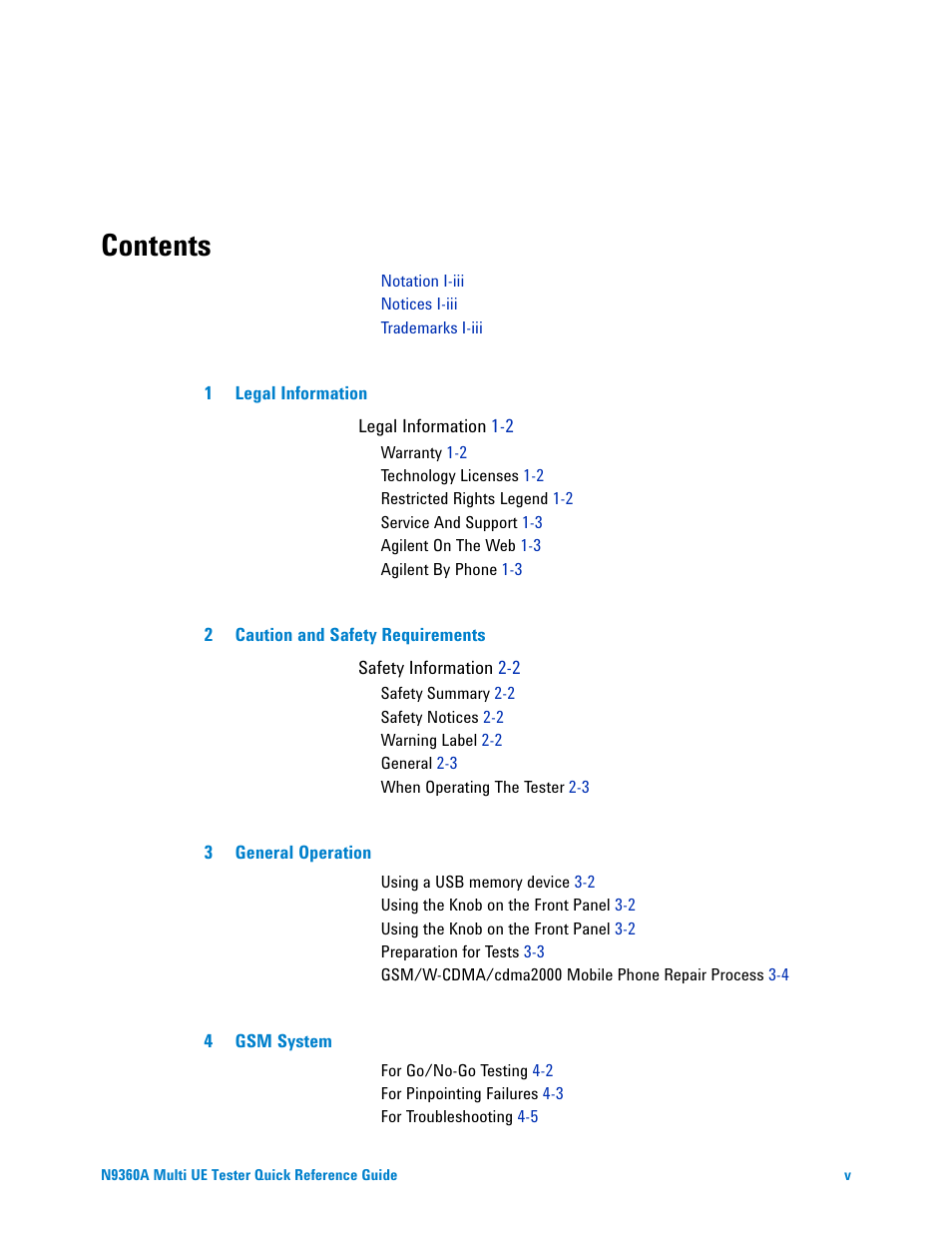 Agilent Technologies N9360A User Manual | Page 5 / 44