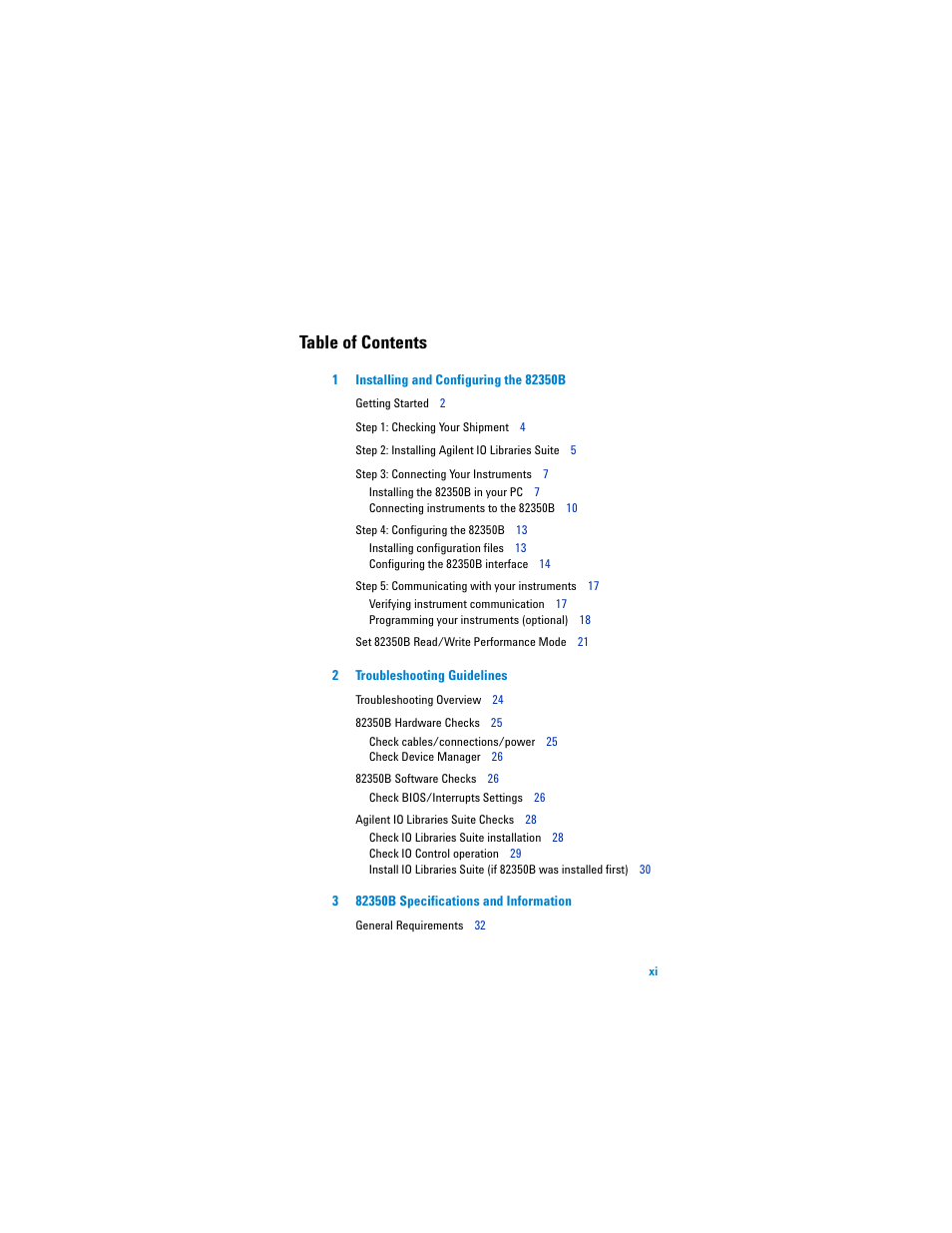 Agilent Technologies Agilent 82350B User Manual | Page 11 / 51