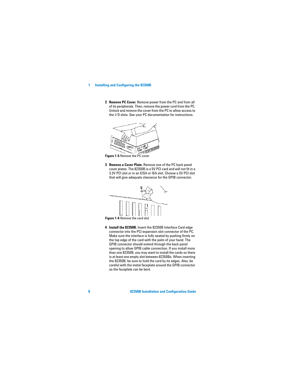 Agilent Technologies Agilent 82350B User Manual | Page 20 / 51