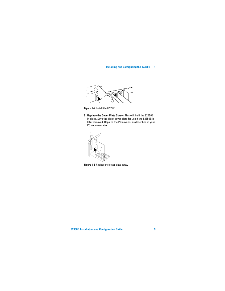 Agilent Technologies Agilent 82350B User Manual | Page 21 / 51