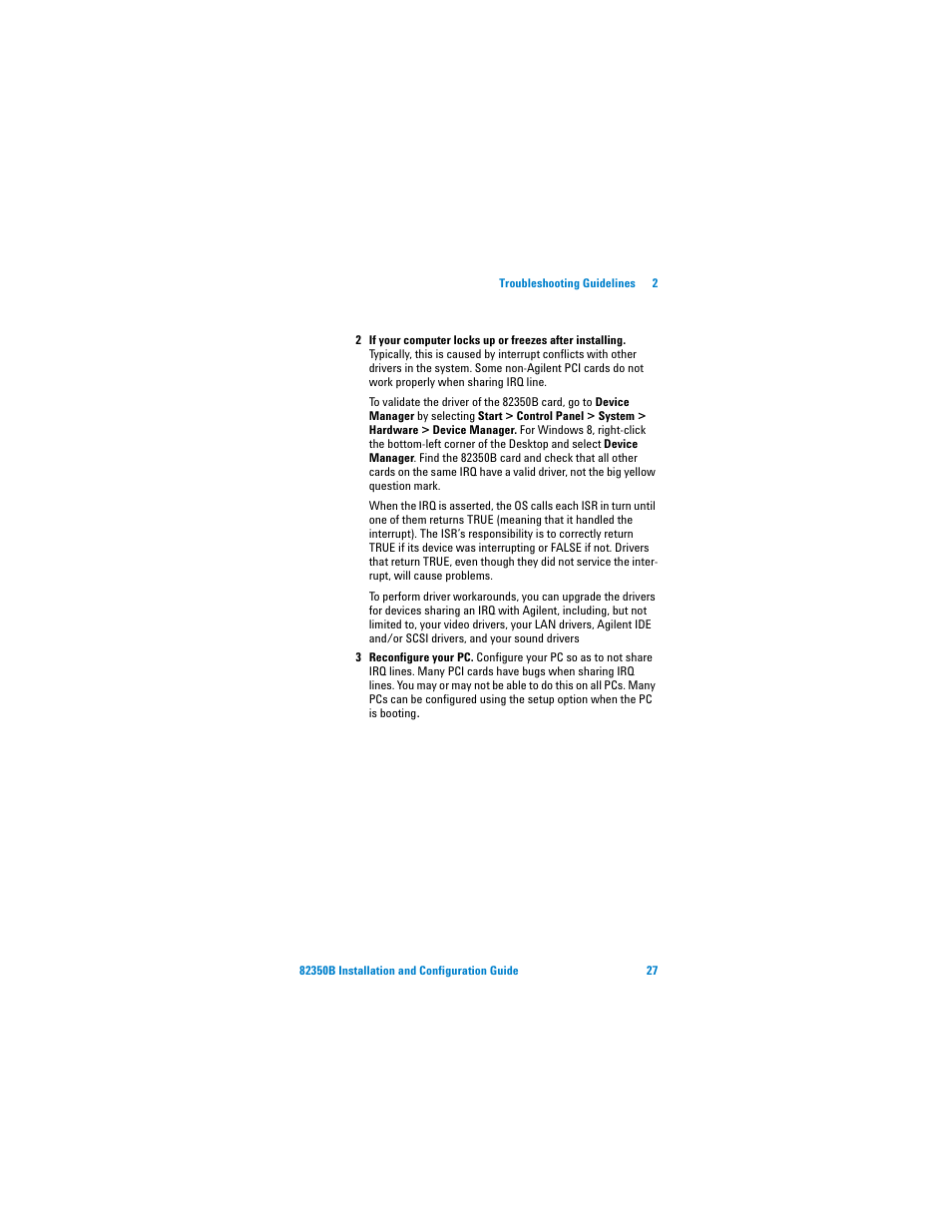 Agilent Technologies Agilent 82350B User Manual | Page 39 / 51