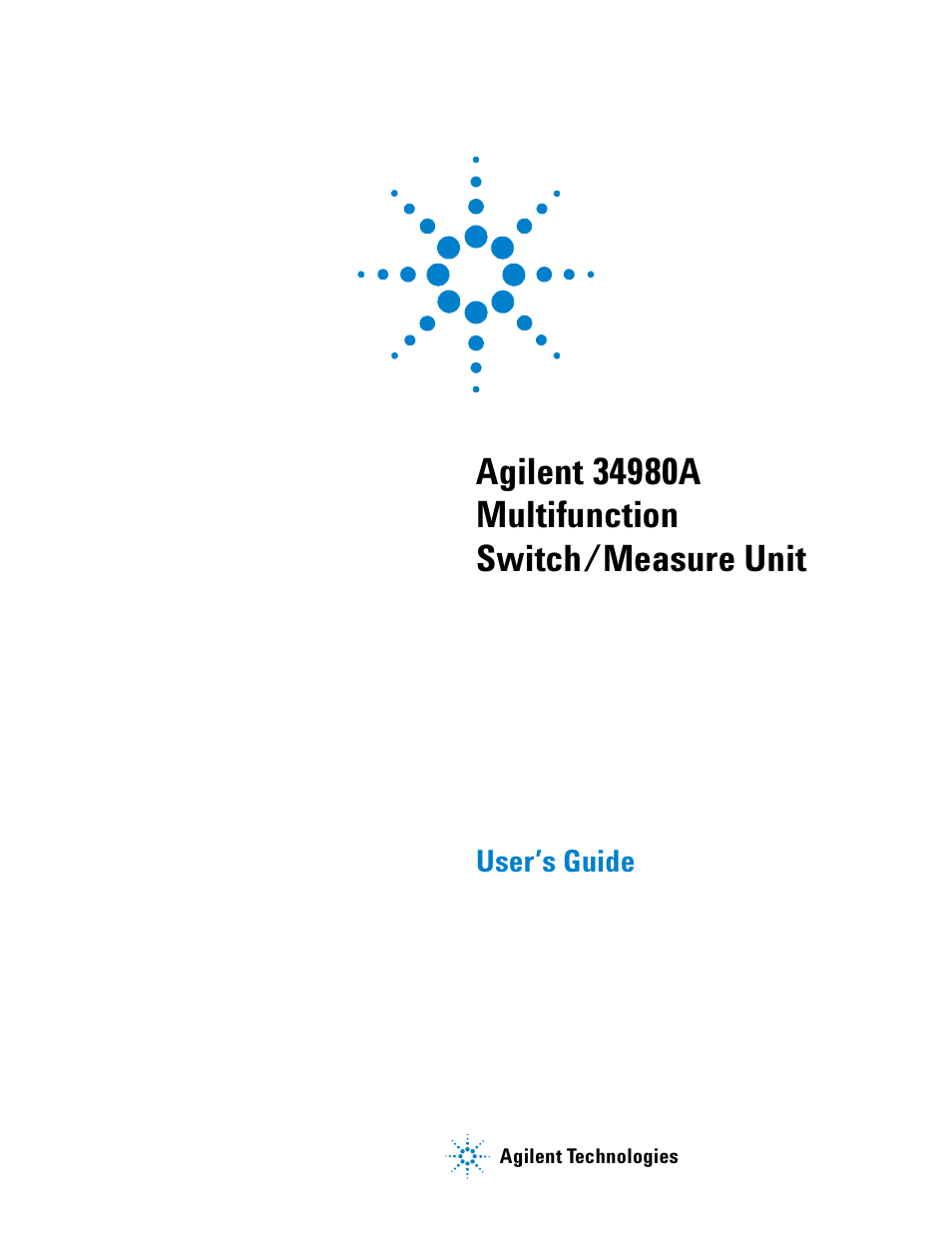 Agilent Technologies Switch/Measure User Manual | 216 pages