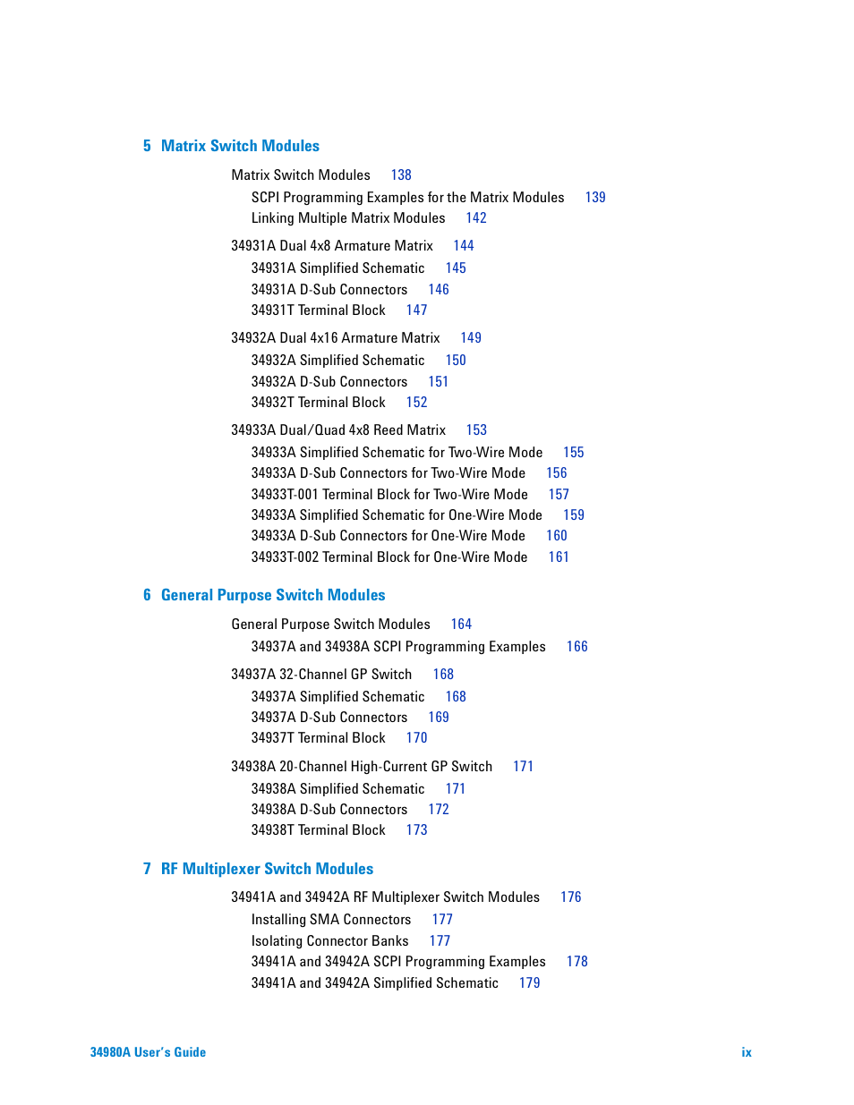 Agilent Technologies Switch/Measure User Manual | Page 11 / 216