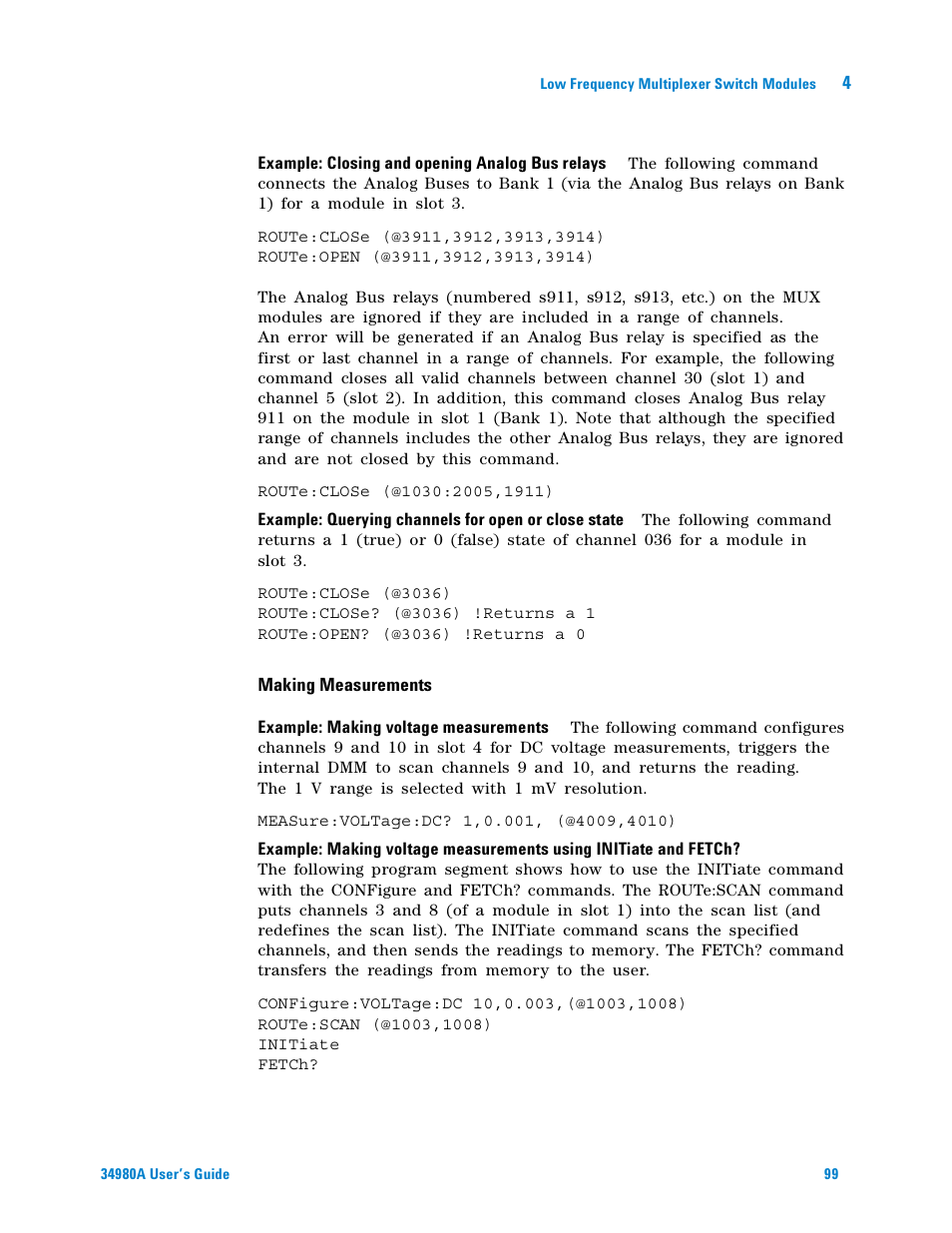 Agilent Technologies Switch/Measure User Manual | Page 111 / 216