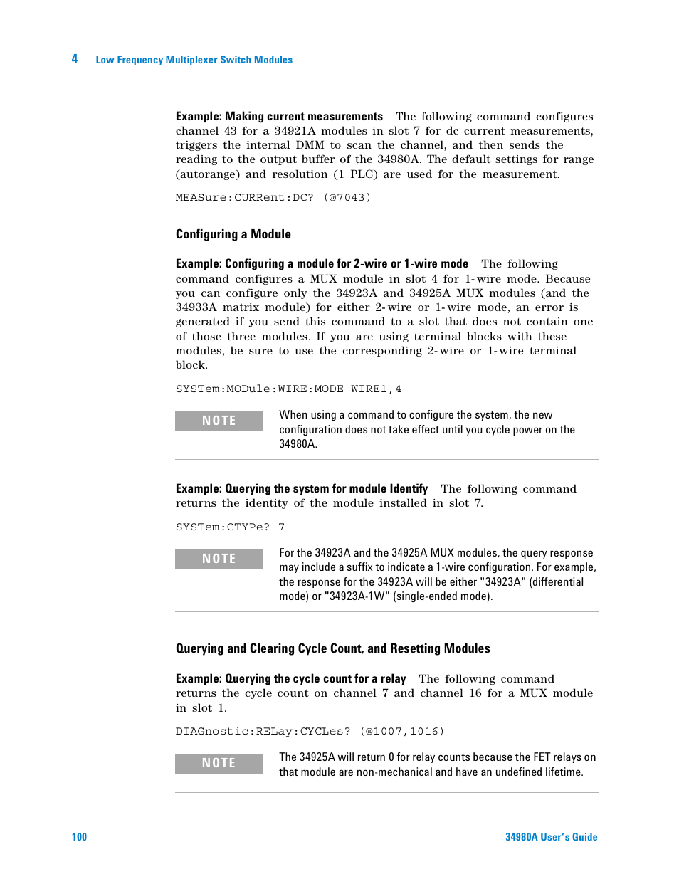 Agilent Technologies Switch/Measure User Manual | Page 112 / 216