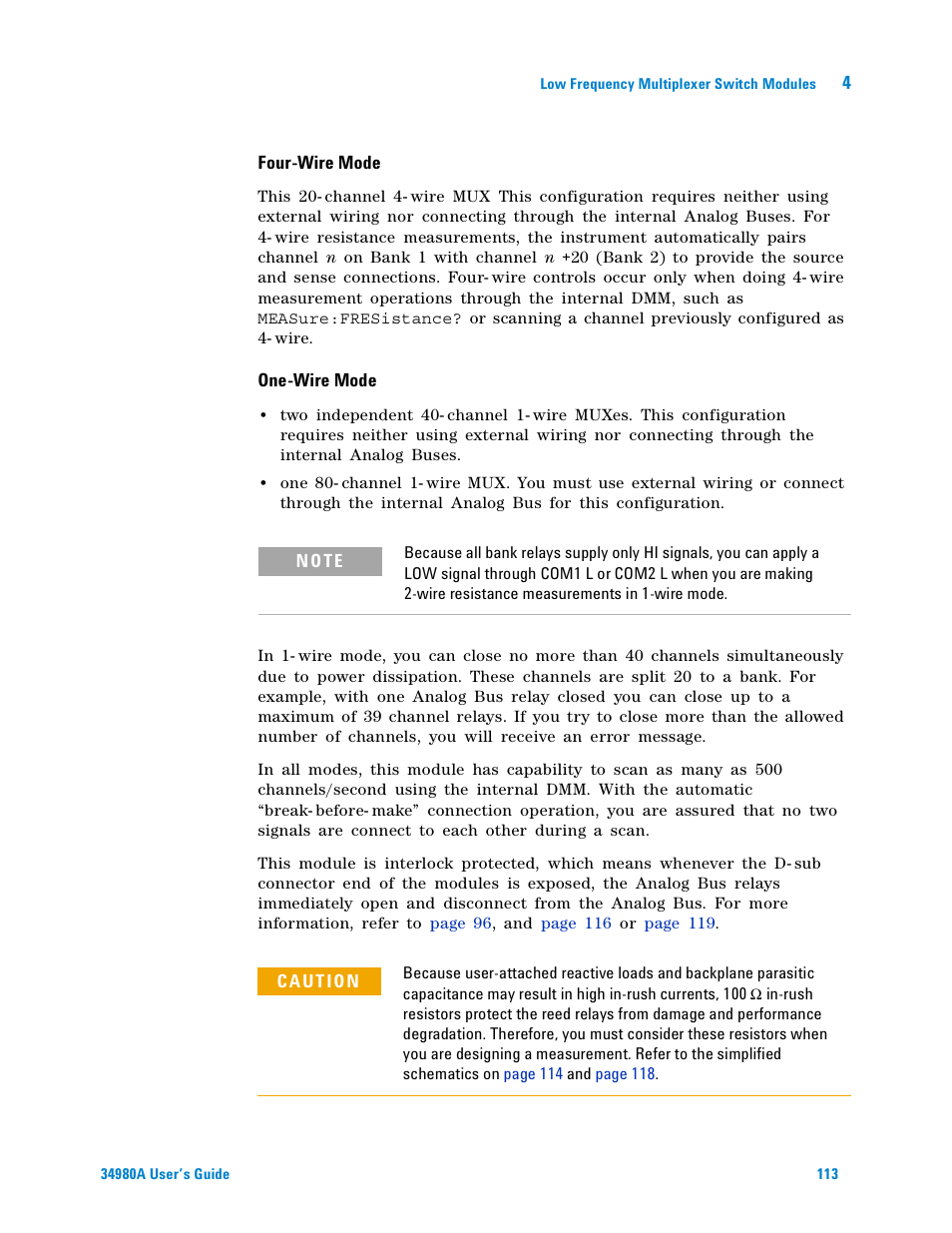 Agilent Technologies Switch/Measure User Manual | Page 125 / 216