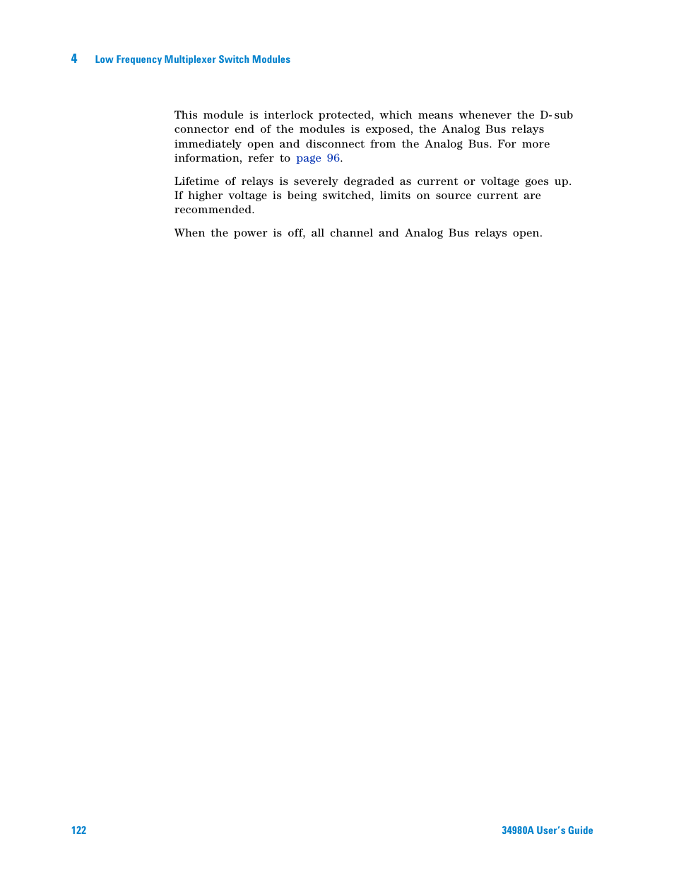 Agilent Technologies Switch/Measure User Manual | Page 134 / 216