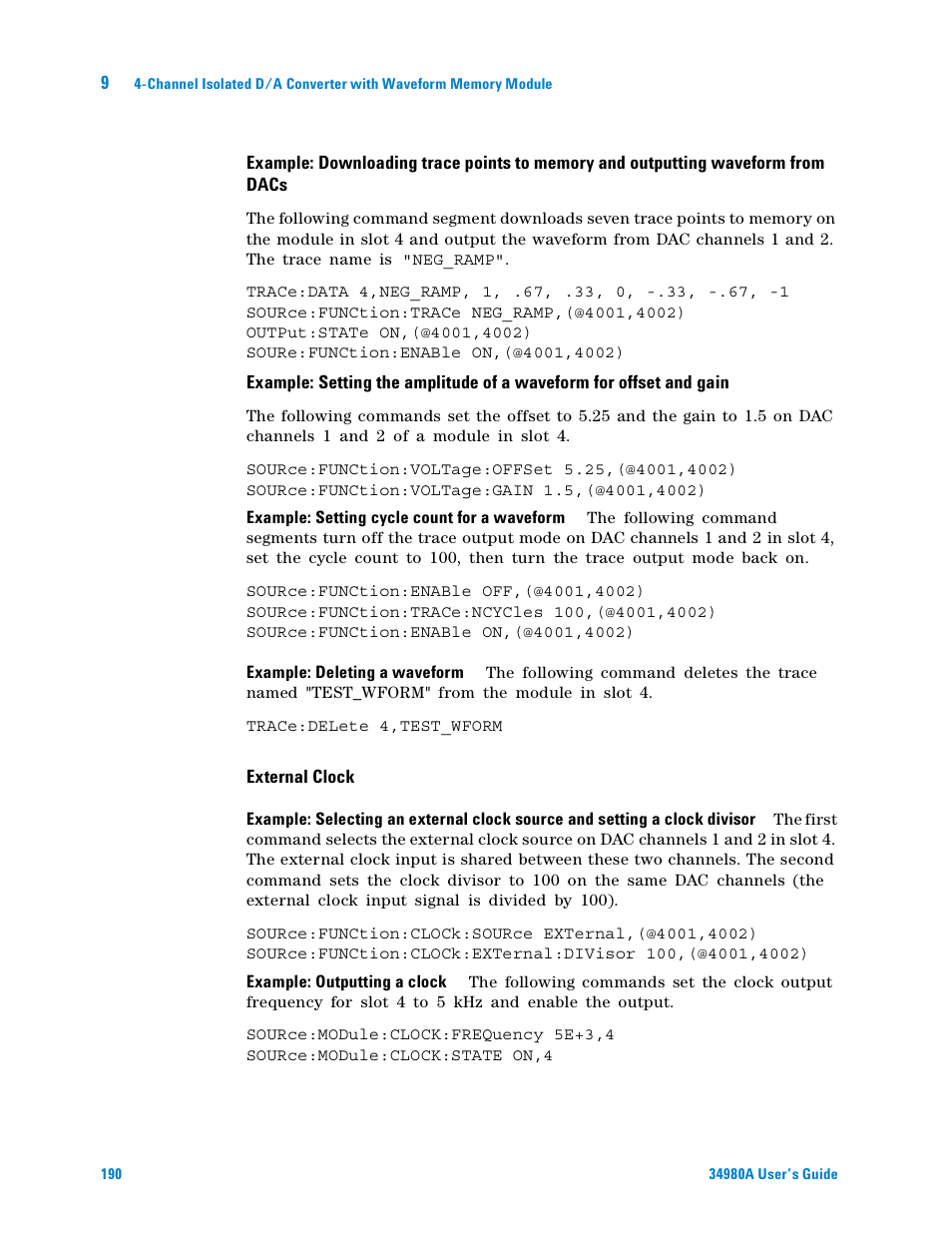 Agilent Technologies Switch/Measure User Manual | Page 202 / 216