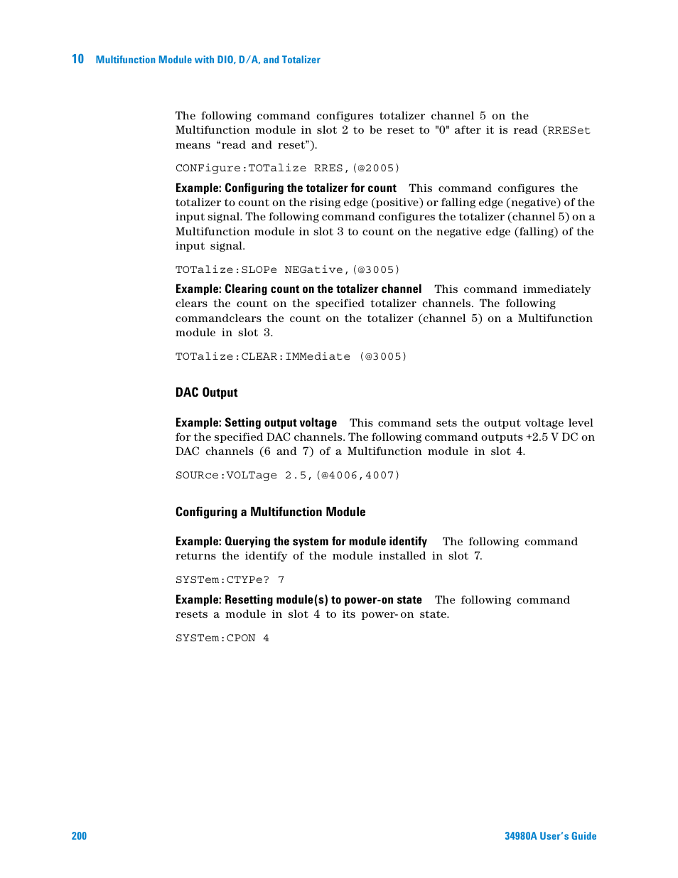 Agilent Technologies Switch/Measure User Manual | Page 212 / 216