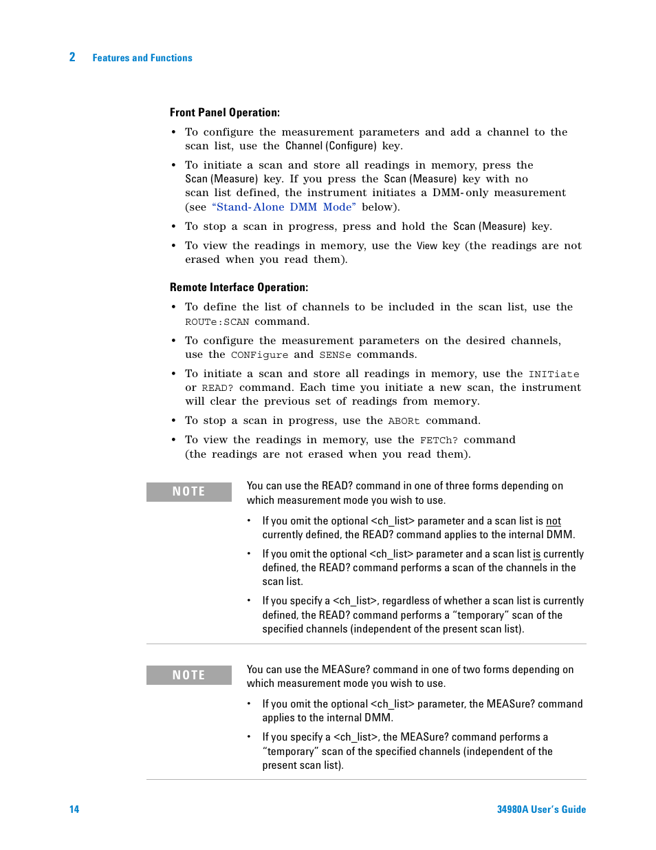 Agilent Technologies Switch/Measure User Manual | Page 26 / 216
