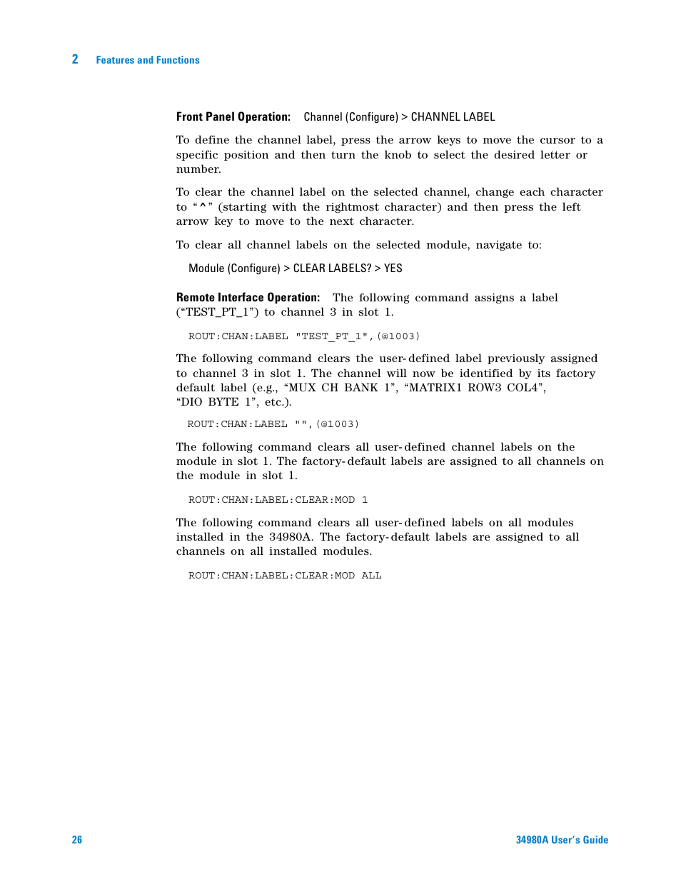 Agilent Technologies Switch/Measure User Manual | Page 38 / 216