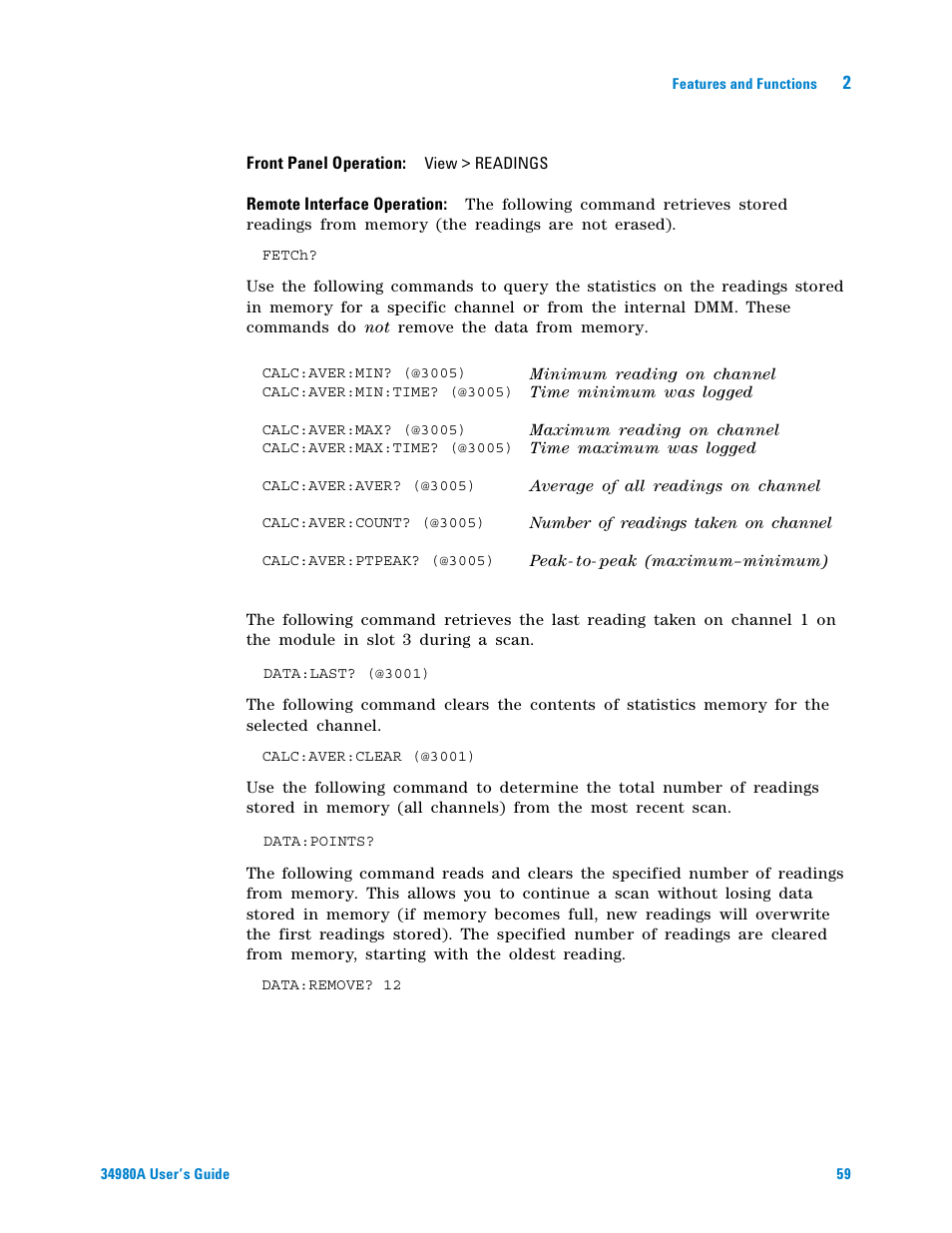 Agilent Technologies Switch/Measure User Manual | Page 71 / 216