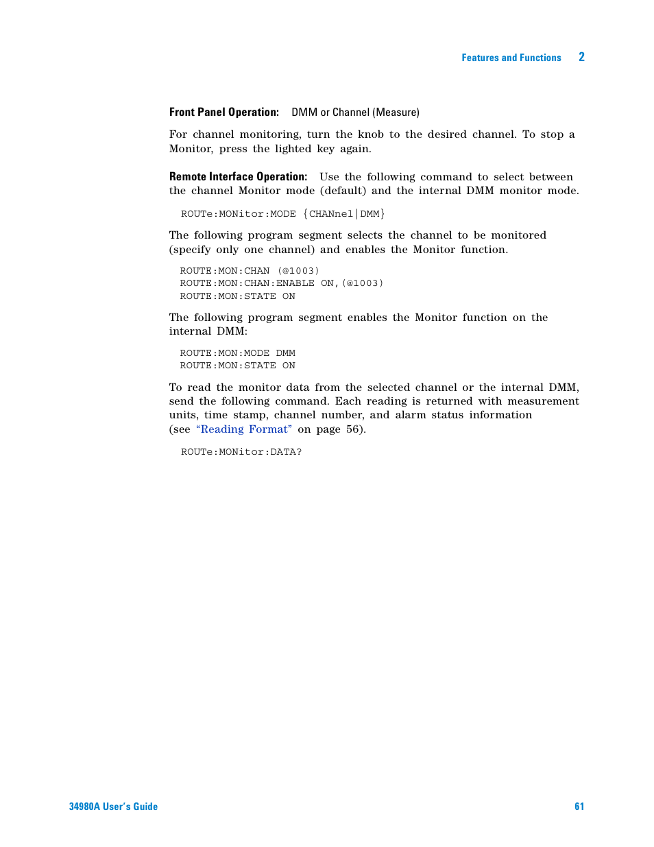 Agilent Technologies Switch/Measure User Manual | Page 73 / 216