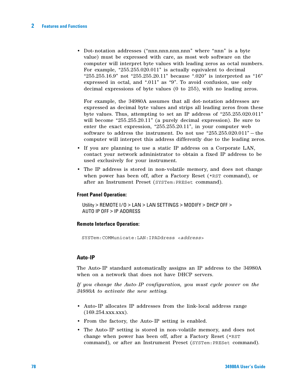 Agilent Technologies Switch/Measure User Manual | Page 90 / 216