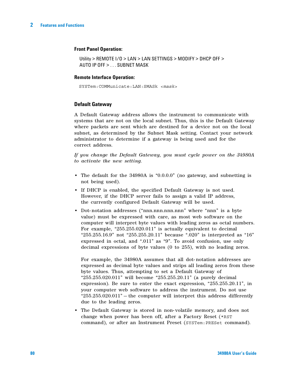 Agilent Technologies Switch/Measure User Manual | Page 92 / 216