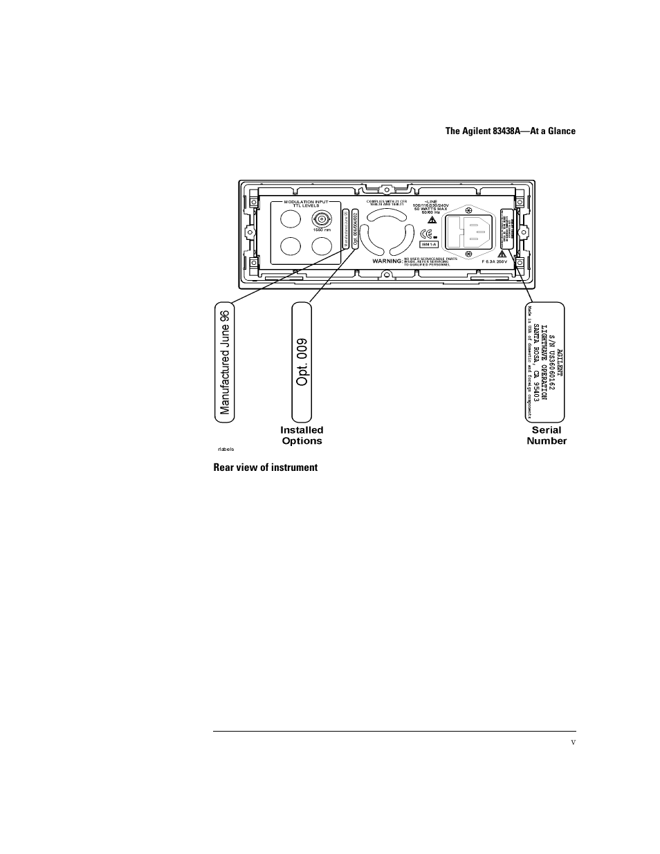 Agilent Technologies 83438A User Manual | Page 5 / 106