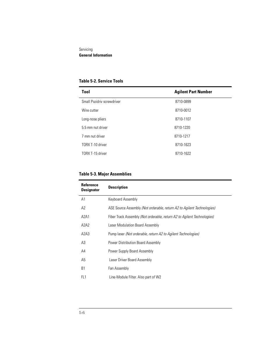 Agilent Technologies 83438A User Manual | Page 60 / 106