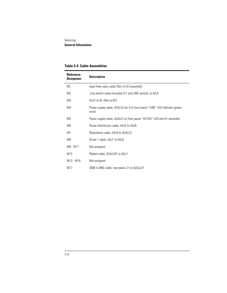 Agilent Technologies 83438A User Manual | Page 62 / 106