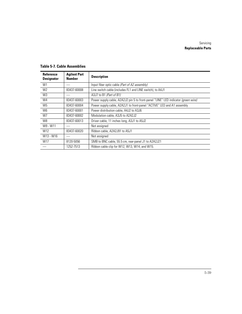 Agilent Technologies 83438A User Manual | Page 93 / 106