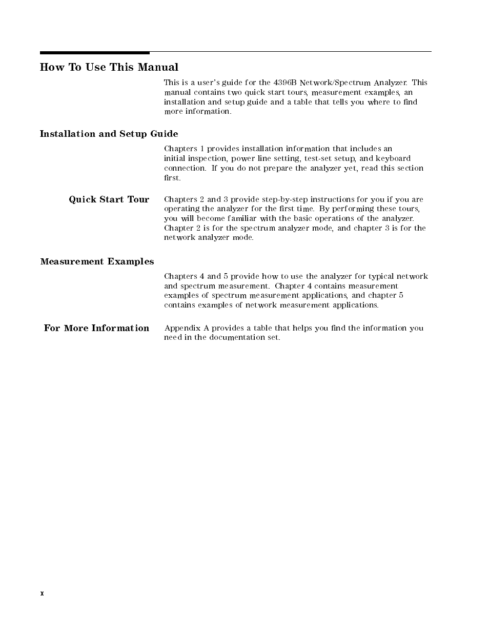 Agilent Technologies Agilent 4396B User Manual | Page 10 / 124