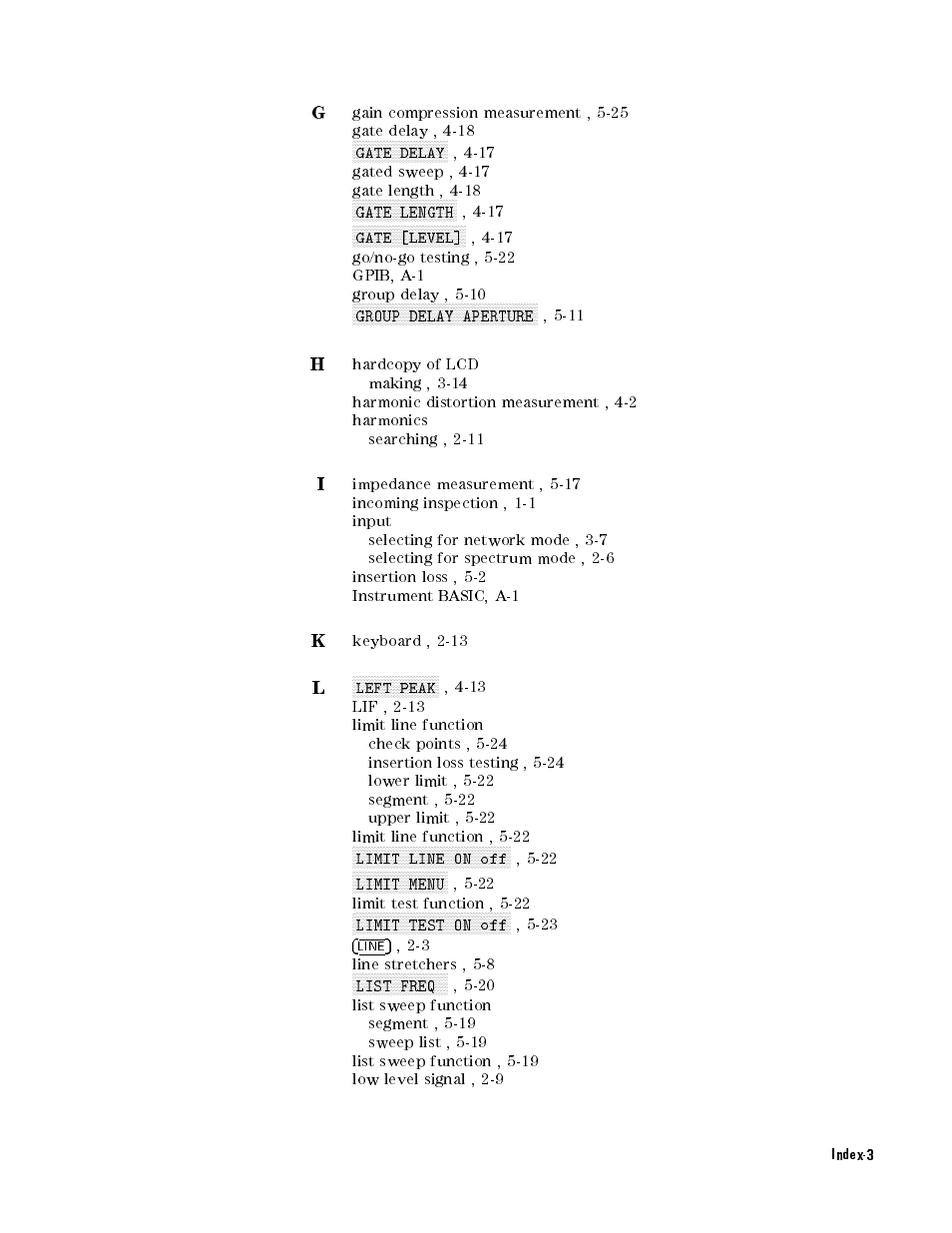 Agilent Technologies Agilent 4396B User Manual | Page 119 / 124