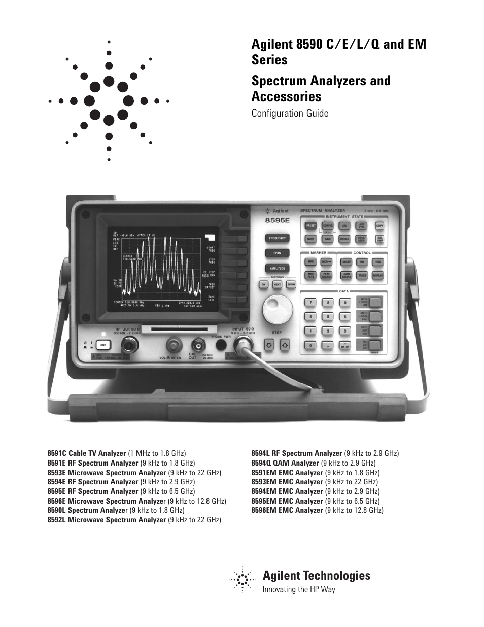 Agilent Technologies 8591E User Manual | 8 pages