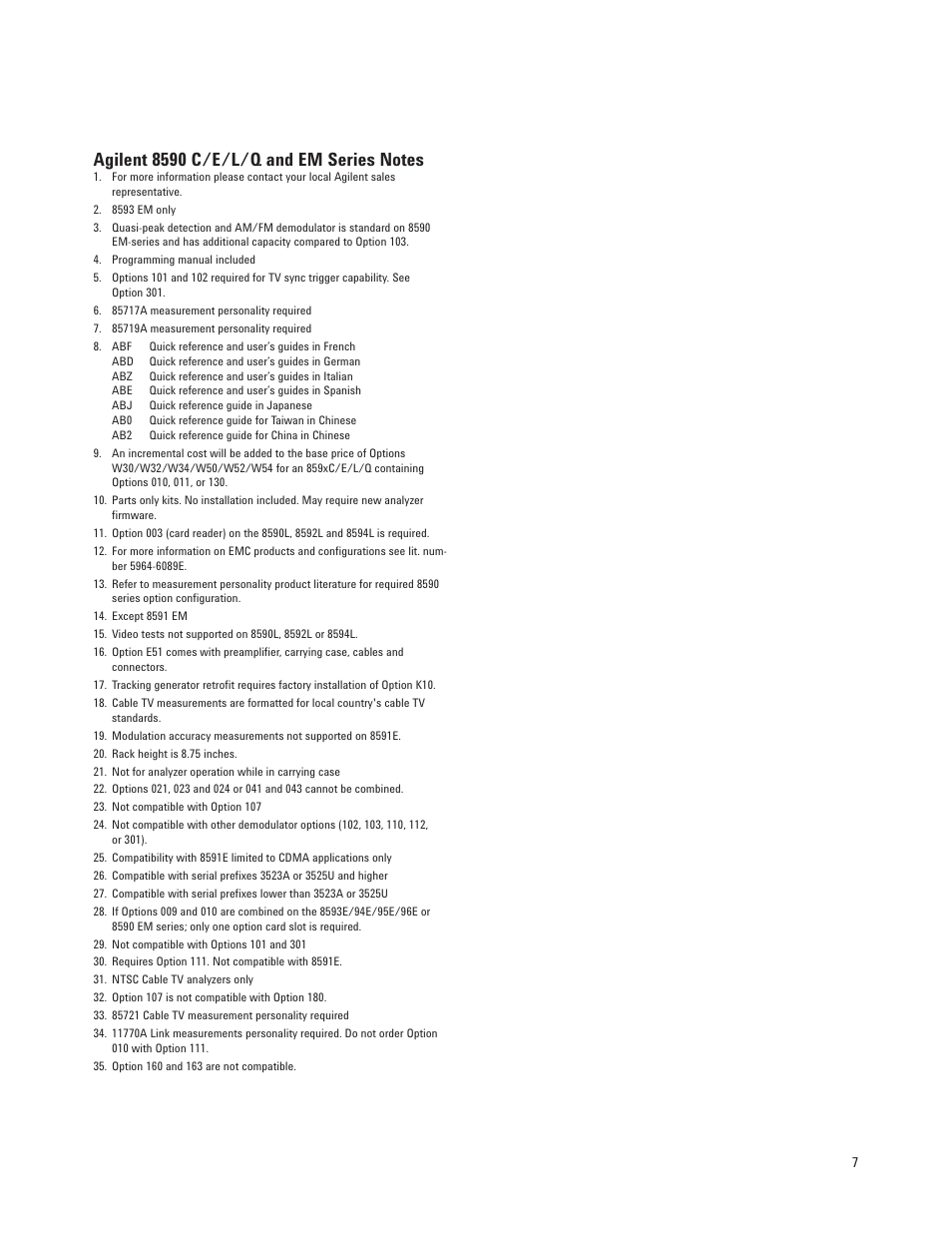 Agilent Technologies 8591E User Manual | Page 7 / 8