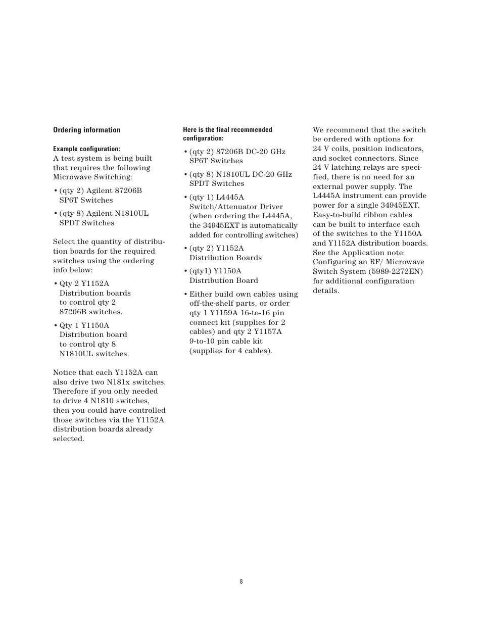 Agilent Technologies L4445A User Manual | Page 8 / 10