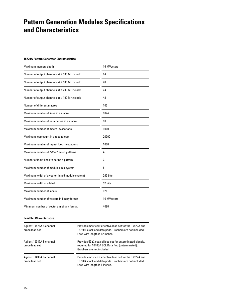 Agilent Technologies 16700 User Manual | Page 104 / 125