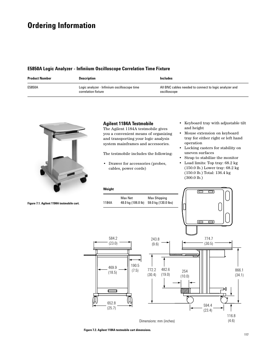 Ordering information | Agilent Technologies 16700 User Manual | Page 117 / 125