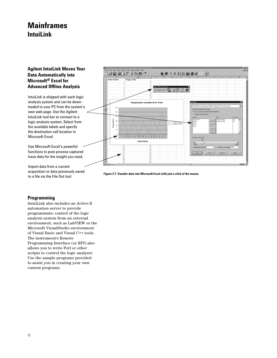 Intuilink, Mainframes | Agilent Technologies 16700 User Manual | Page 12 / 125