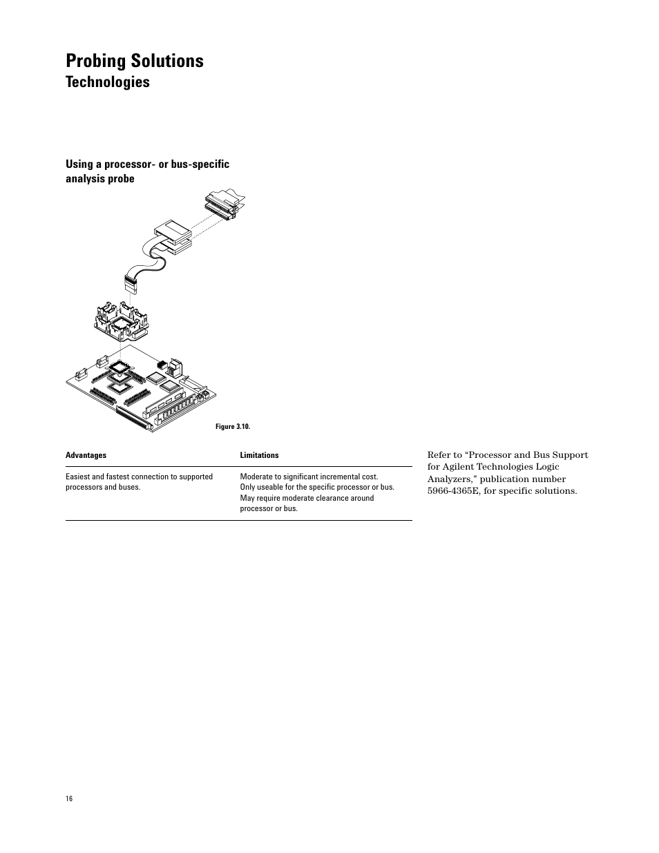 Probing solutions, Technologies | Agilent Technologies 16700 User Manual | Page 16 / 125