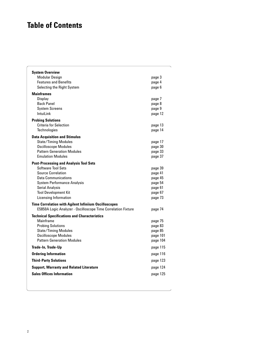 Agilent Technologies 16700 User Manual | Page 2 / 125