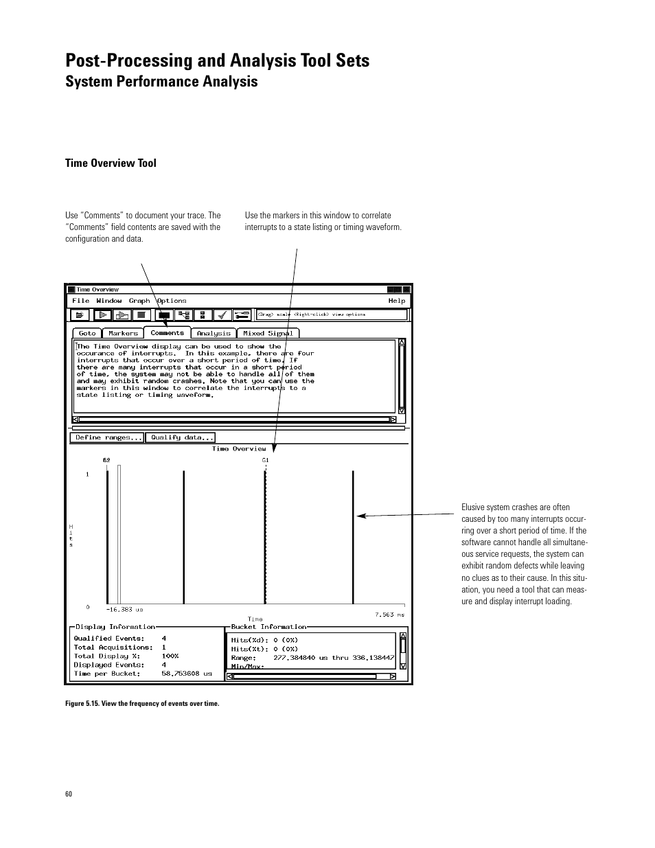 Post-processing and analysis tool sets, System performance analysis | Agilent Technologies 16700 User Manual | Page 60 / 125