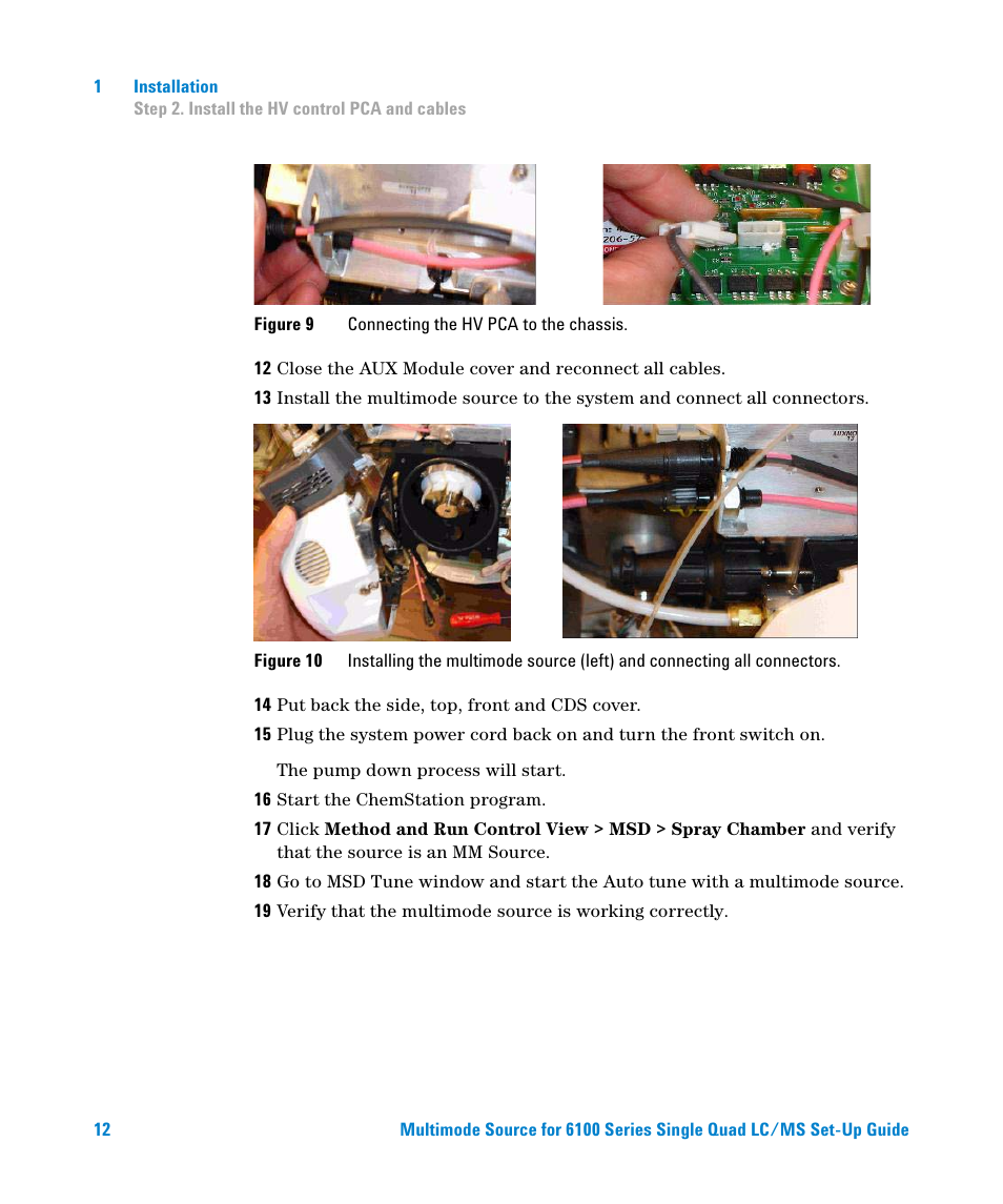 Agilent Technologies G1978B User Manual | Page 12 / 44