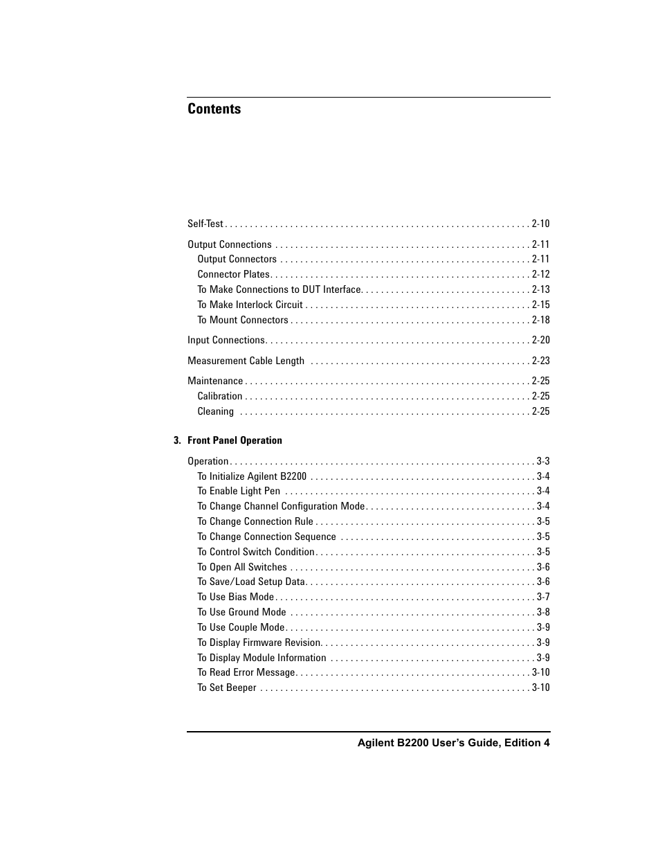 Agilent Technologies Agilent B2201A User Manual | Page 12 / 230