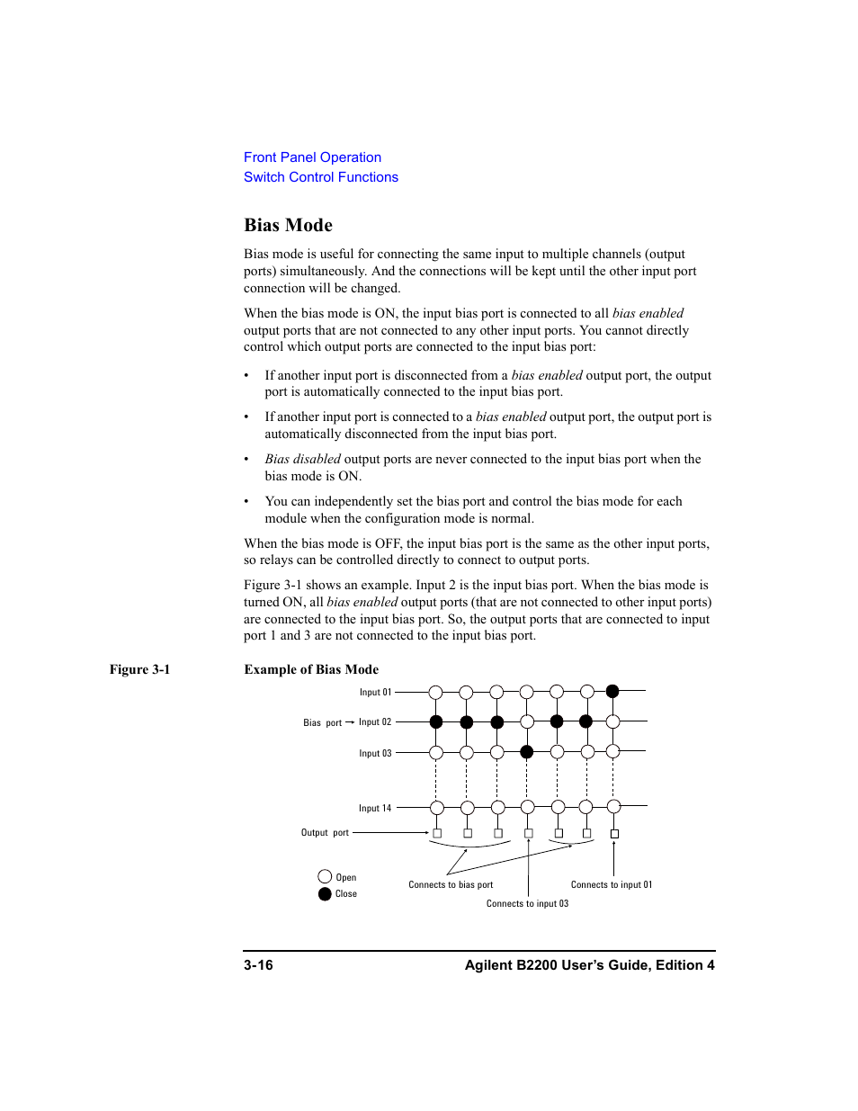 Bias mode | Agilent Technologies Agilent B2201A User Manual | Page 78 / 230