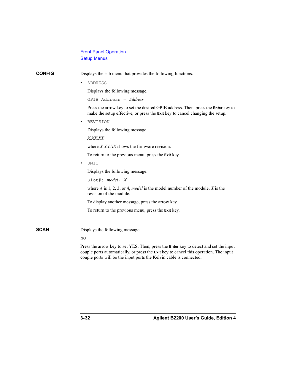 Agilent Technologies Agilent B2201A User Manual | Page 94 / 230