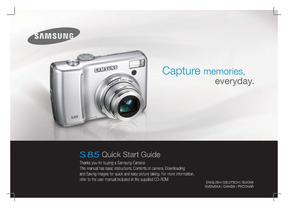 Samsung KENOX S85 User Manual | 98 pages