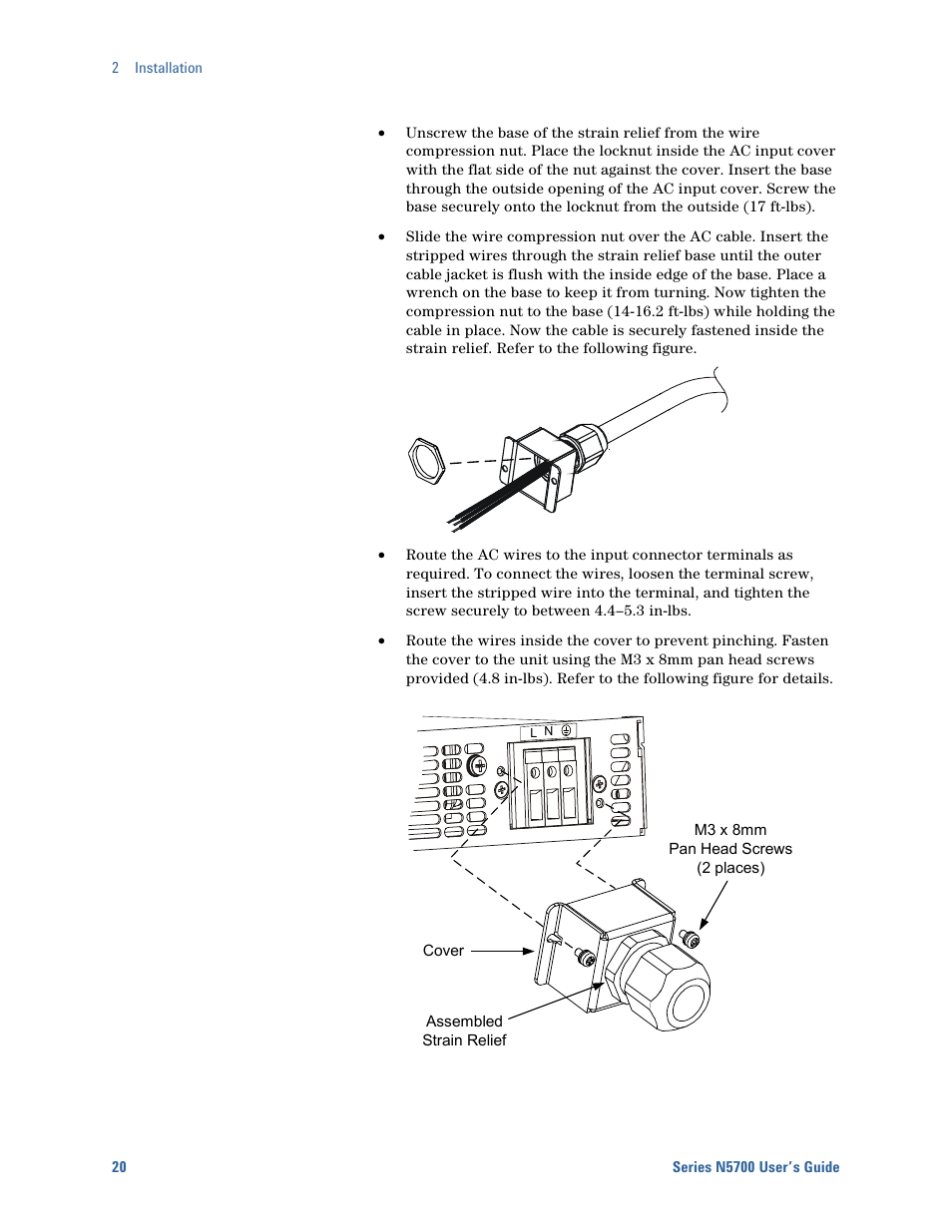 Agilent Technologies System DC N5700 User Manual | Page 20 / 132