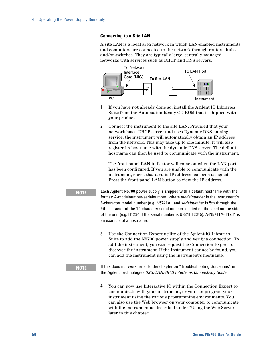 Agilent Technologies System DC N5700 User Manual | Page 50 / 132