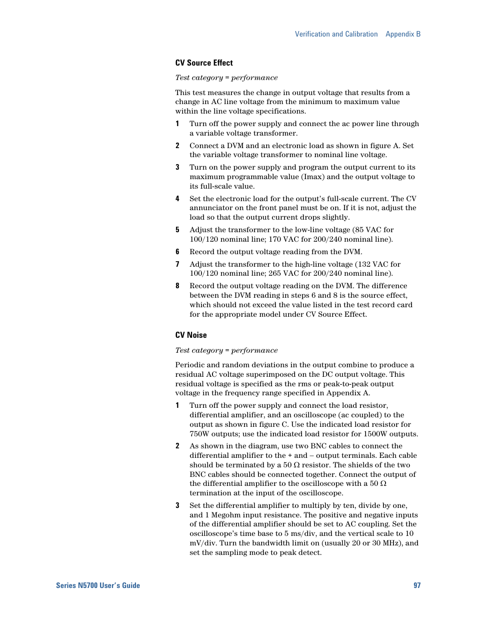 Agilent Technologies System DC N5700 User Manual | Page 97 / 132