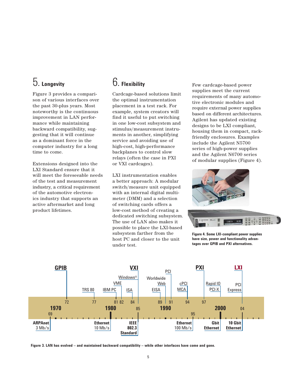 Vxi gpib | Agilent Technologies LXI User Manual | Page 5 / 8