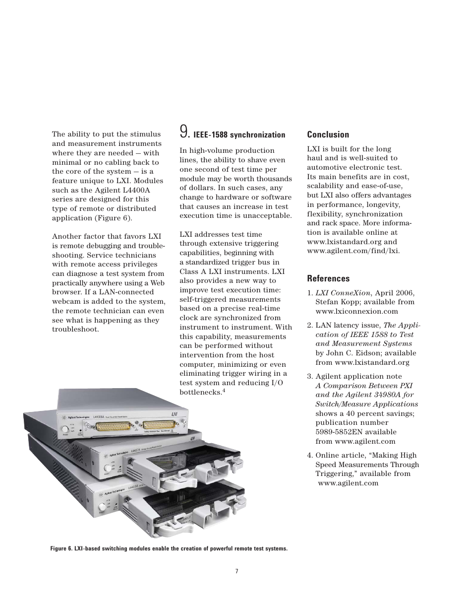 Agilent Technologies LXI User Manual | Page 7 / 8