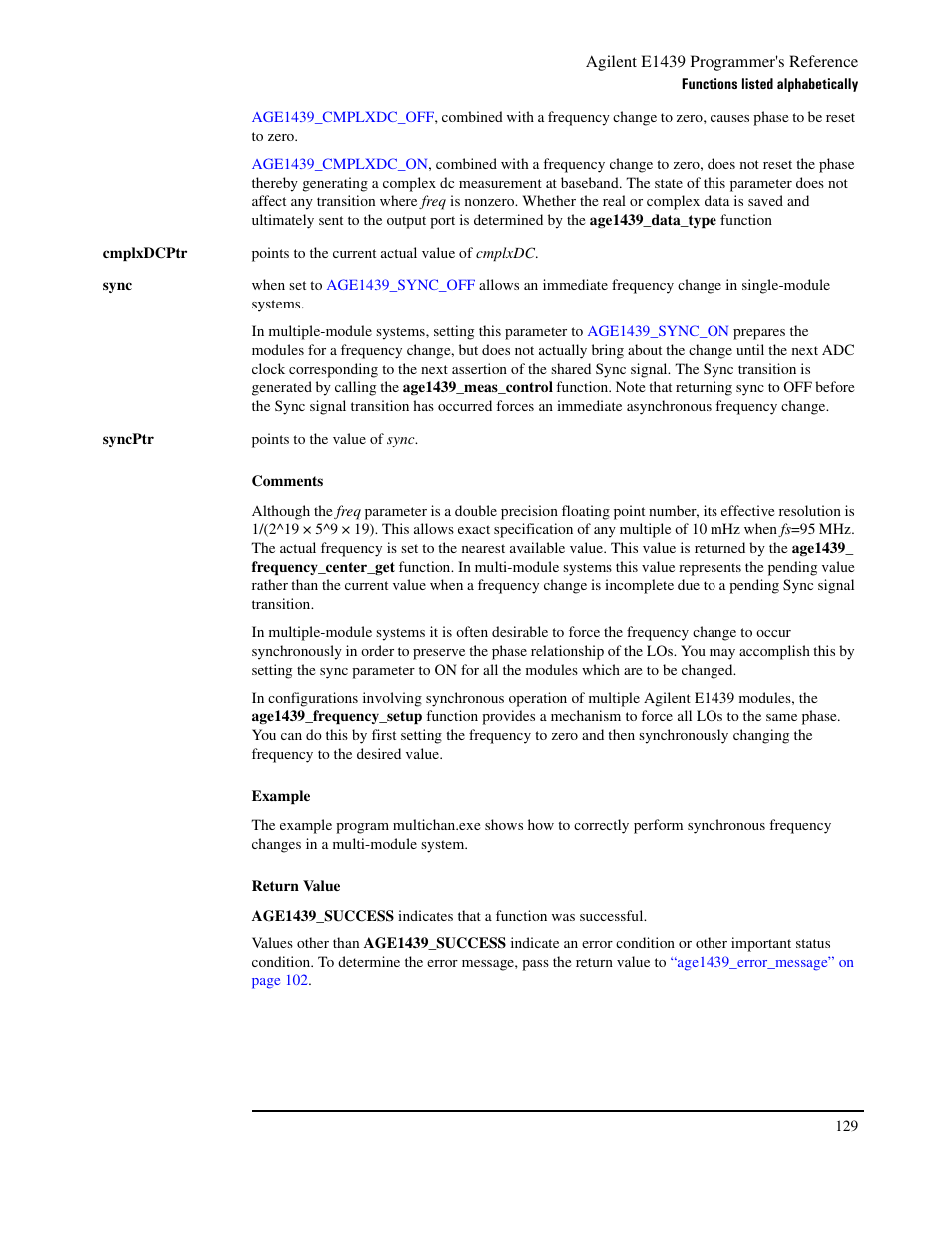 Agilent Technologies VXI E1439 User Manual | Page 139 / 246