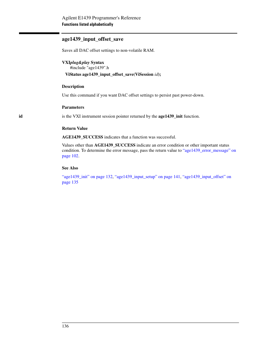 Age1439_input_offset_save | Agilent Technologies VXI E1439 User Manual | Page 146 / 246