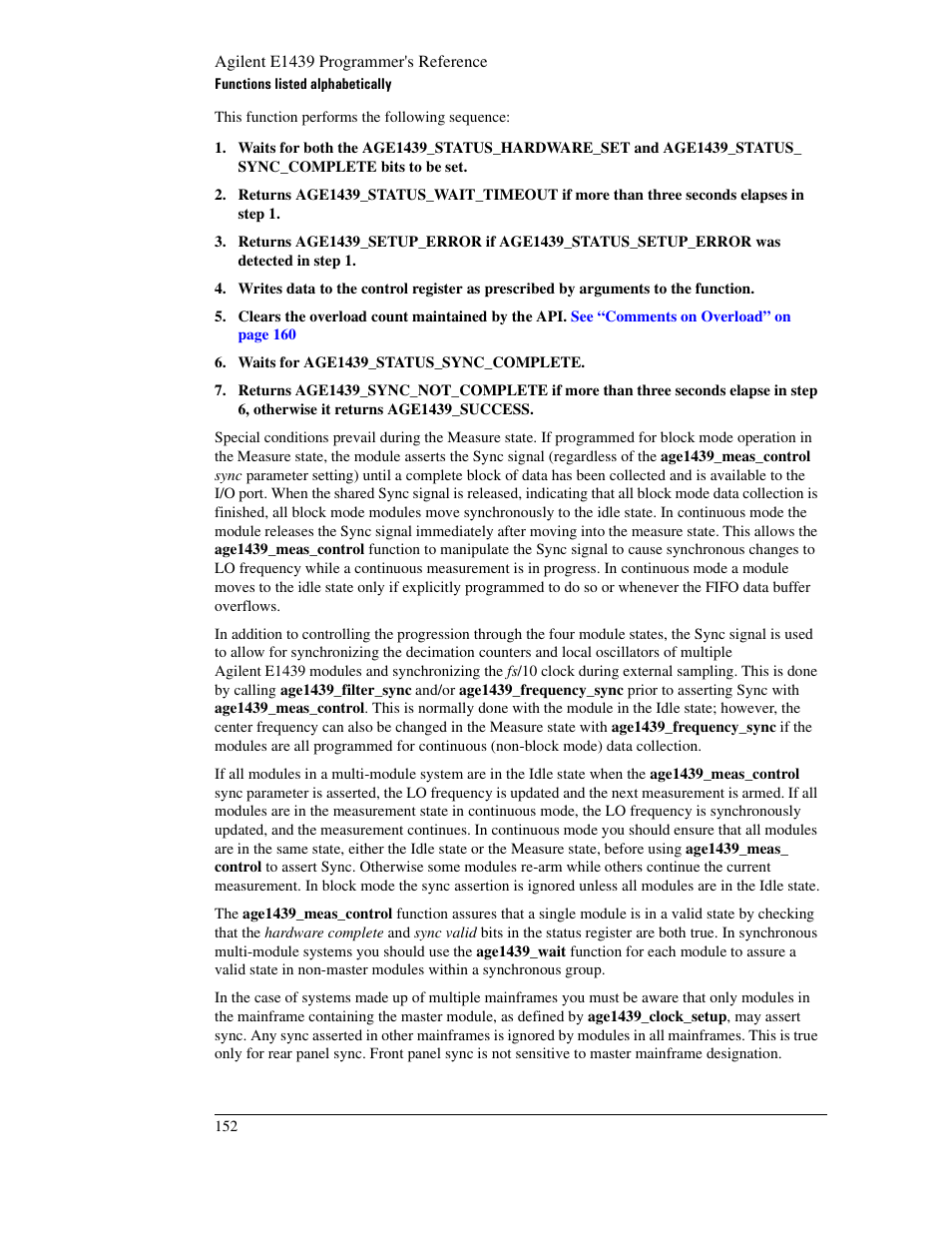 Agilent Technologies VXI E1439 User Manual | Page 162 / 246