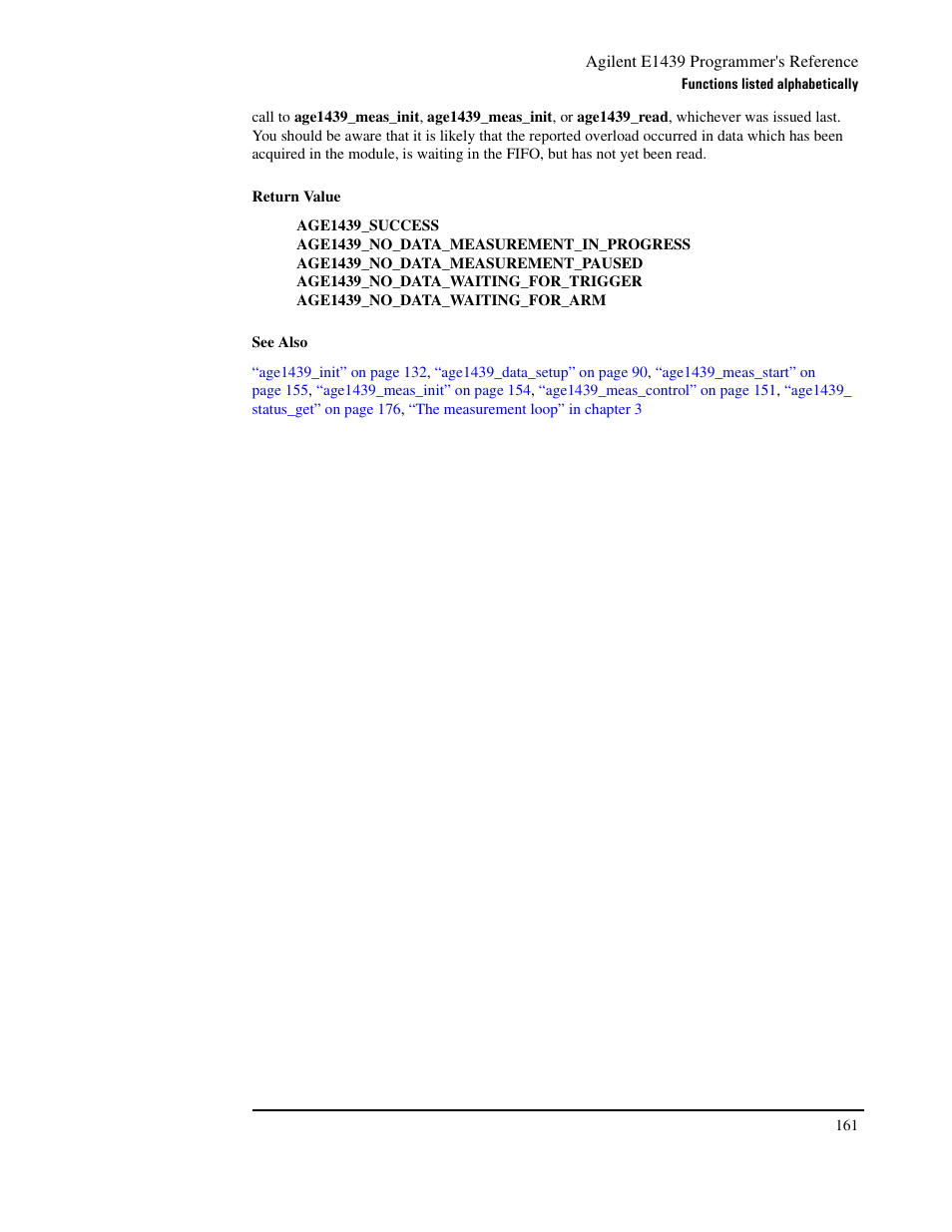 Agilent Technologies VXI E1439 User Manual | Page 171 / 246