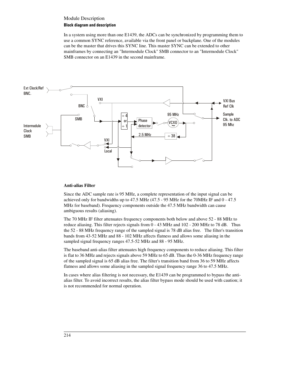 Agilent Technologies VXI E1439 User Manual | Page 224 / 246
